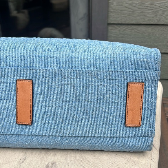 Versace Denim Tote - Picture 10 of 17